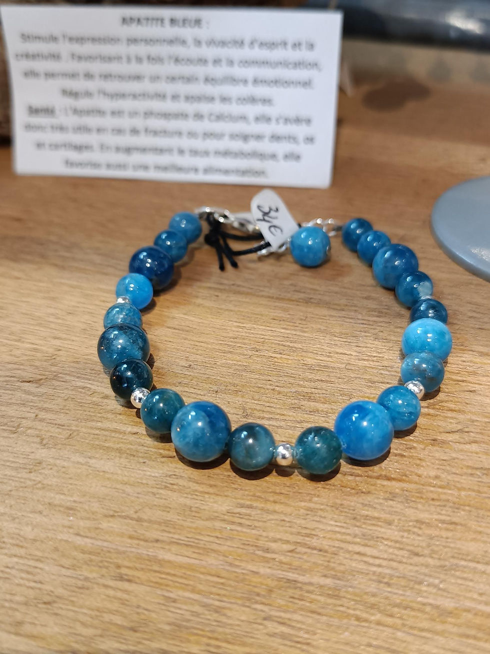 Thumbnail: Bracelet Apatite Bleue