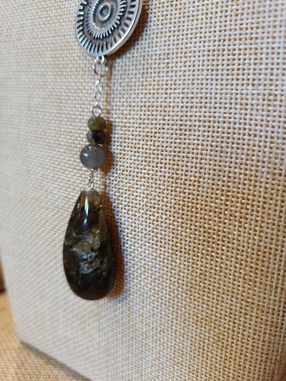 Thumbnail: Collier asymétrique Labradorite