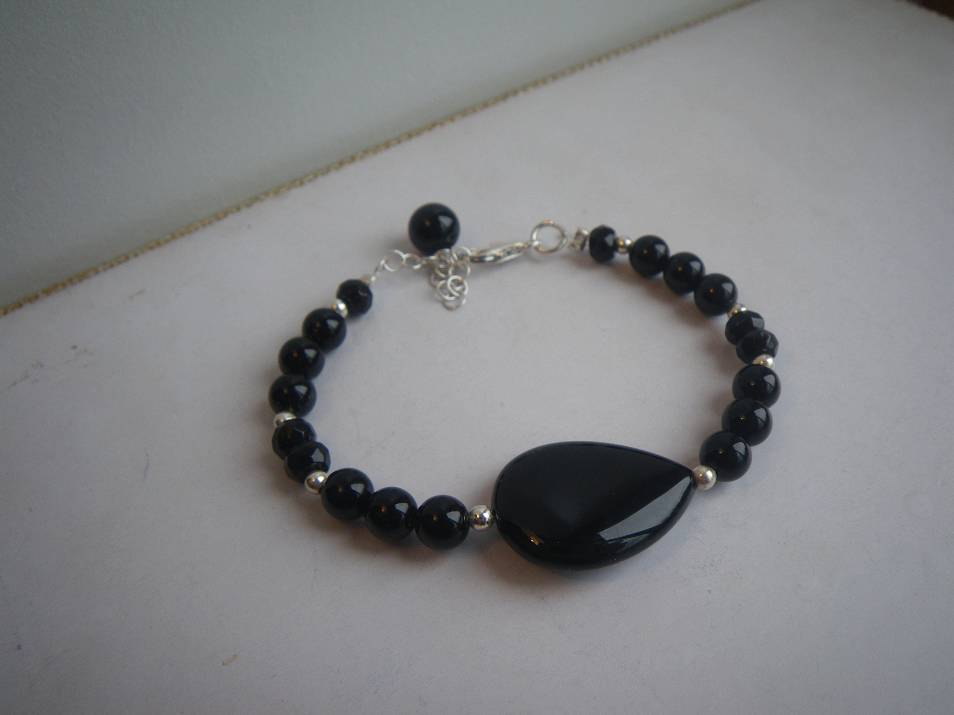 Bracelet Onyx Noir