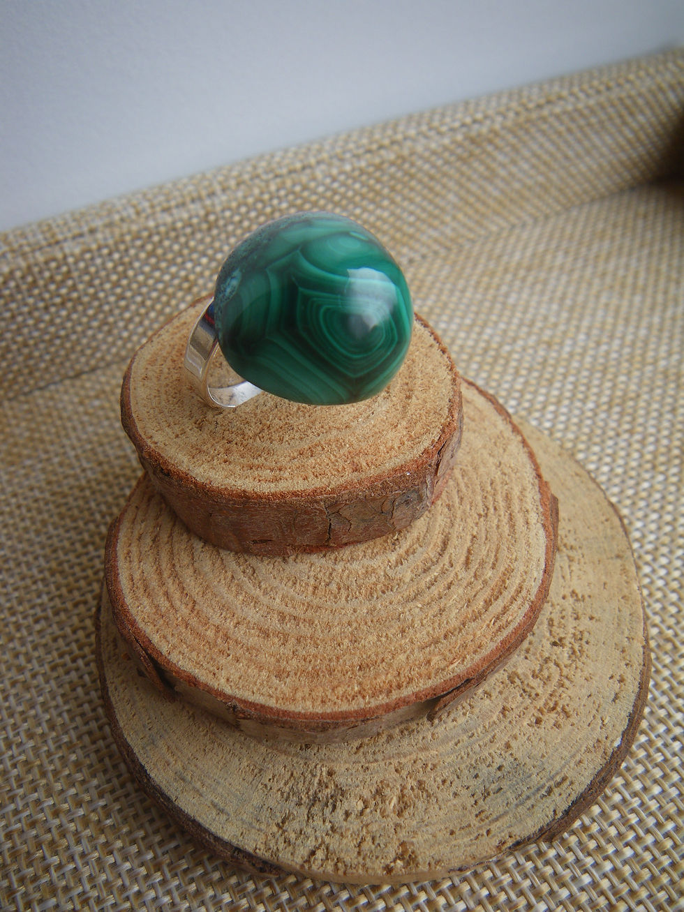 Miniature : Bague Malachite