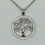 Thumbnail: Cubic Zircon Blinged-up Tree of Life Necklace