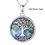 Thumbnail: Sterling Silver Tree of Life Pendant underlaid with Abalone Shell