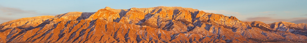 Picture of the Sandia mountains over corrales