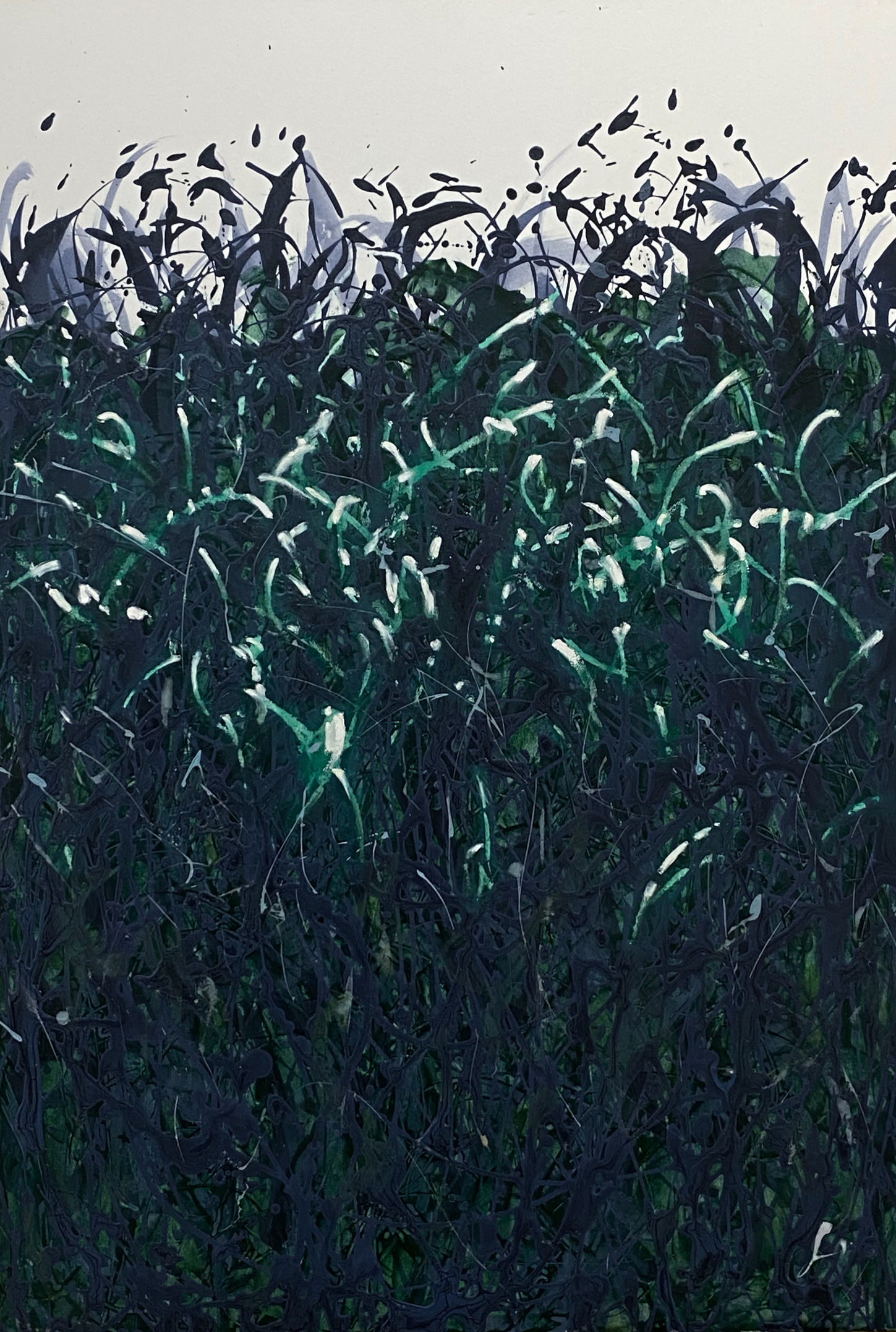 Miyoko Uchida絵画「稲穂」