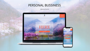 「Adventure Partner」Personal Bussiness Website