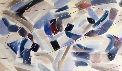 絵画「はまなす浜 」