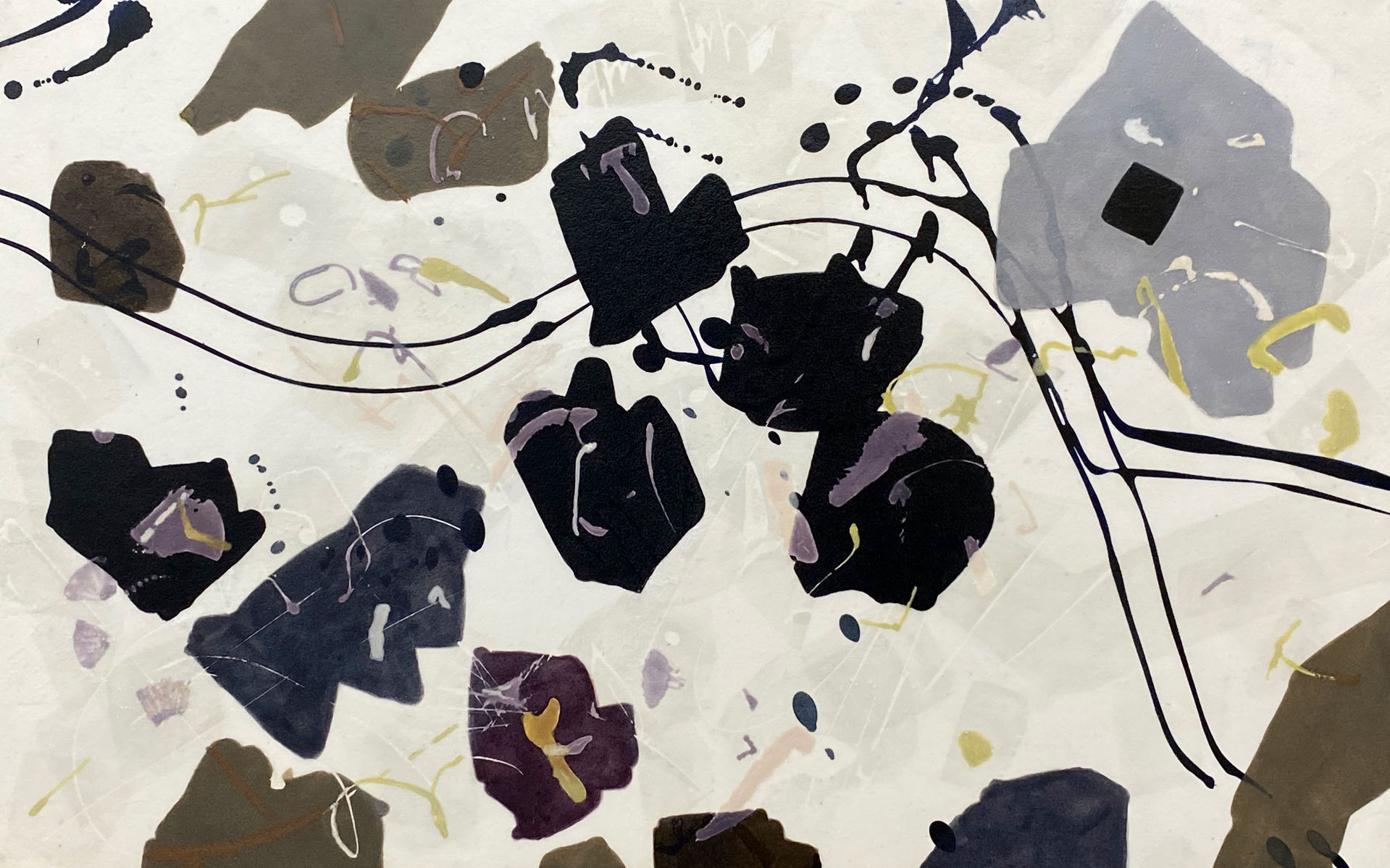 Miyoko Uchida絵画「息をしよう-ワタリガニの赤ちゃん」