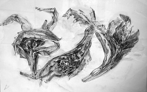 絵画「おどけたアンジュ / Humorous Anges / Anges angéliques」