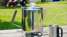 Vol.56 Percolator for enjoying freshly brewed coffee outdoors Nankai Tsushin "JOURNAL" @note