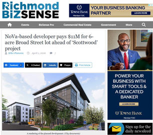 NoVa-based developer pays $11M for 6-acre Broad Street lot ahead of ‘Scottwood’ project