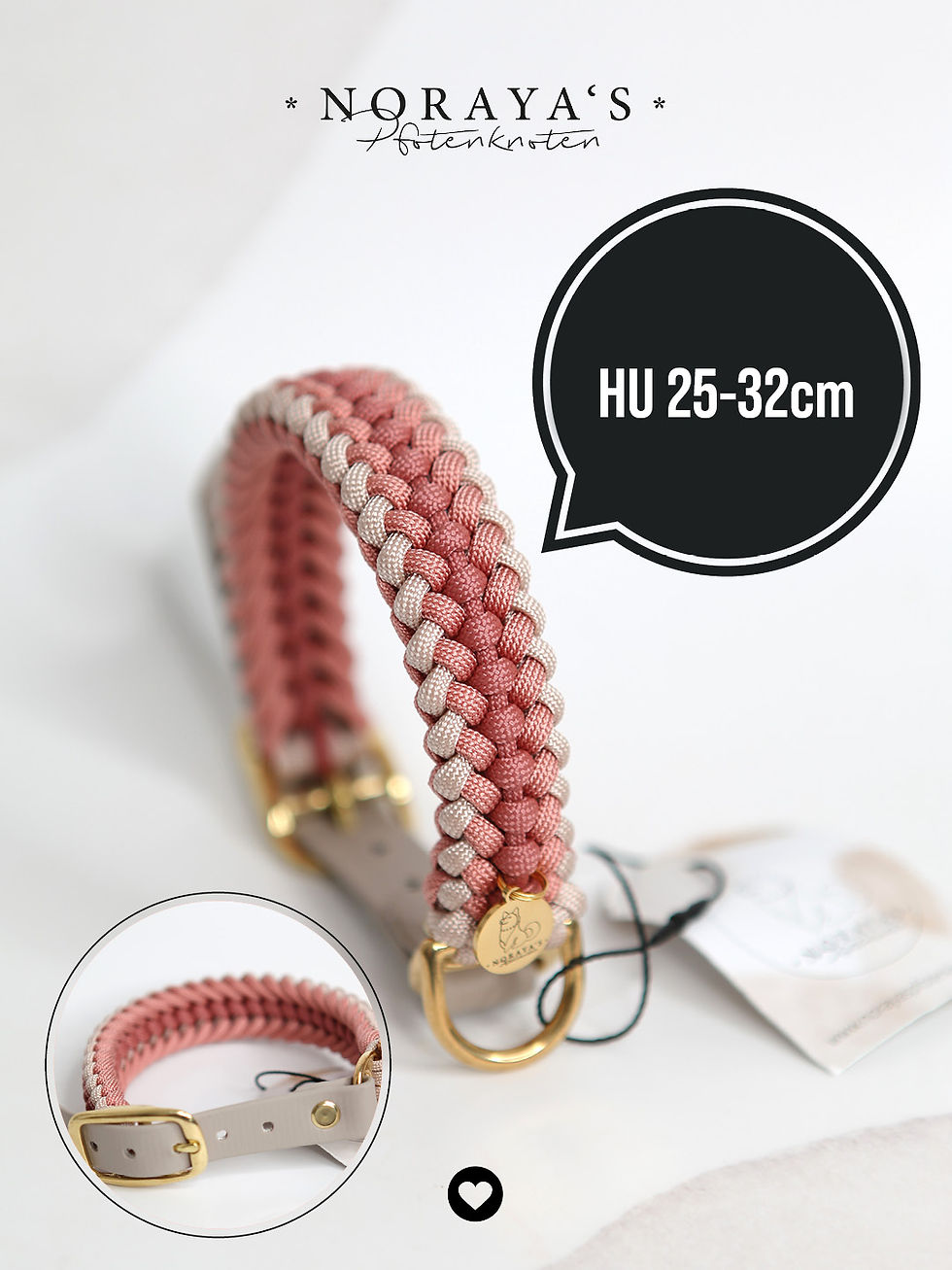 Paracord Halsband „Aura“ | 2 cm | verstellbar