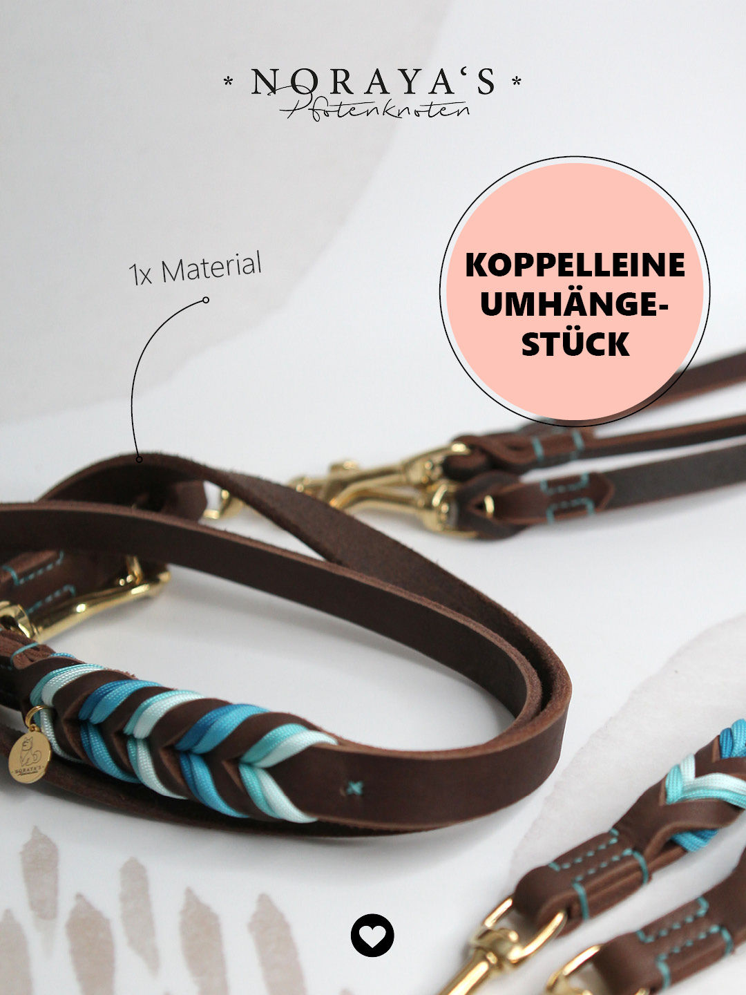 Koppelleine Umhängstück