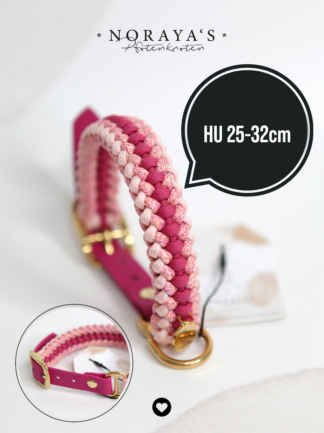 Paracord Halsband „Aura“ | 2 cm | verstellbar