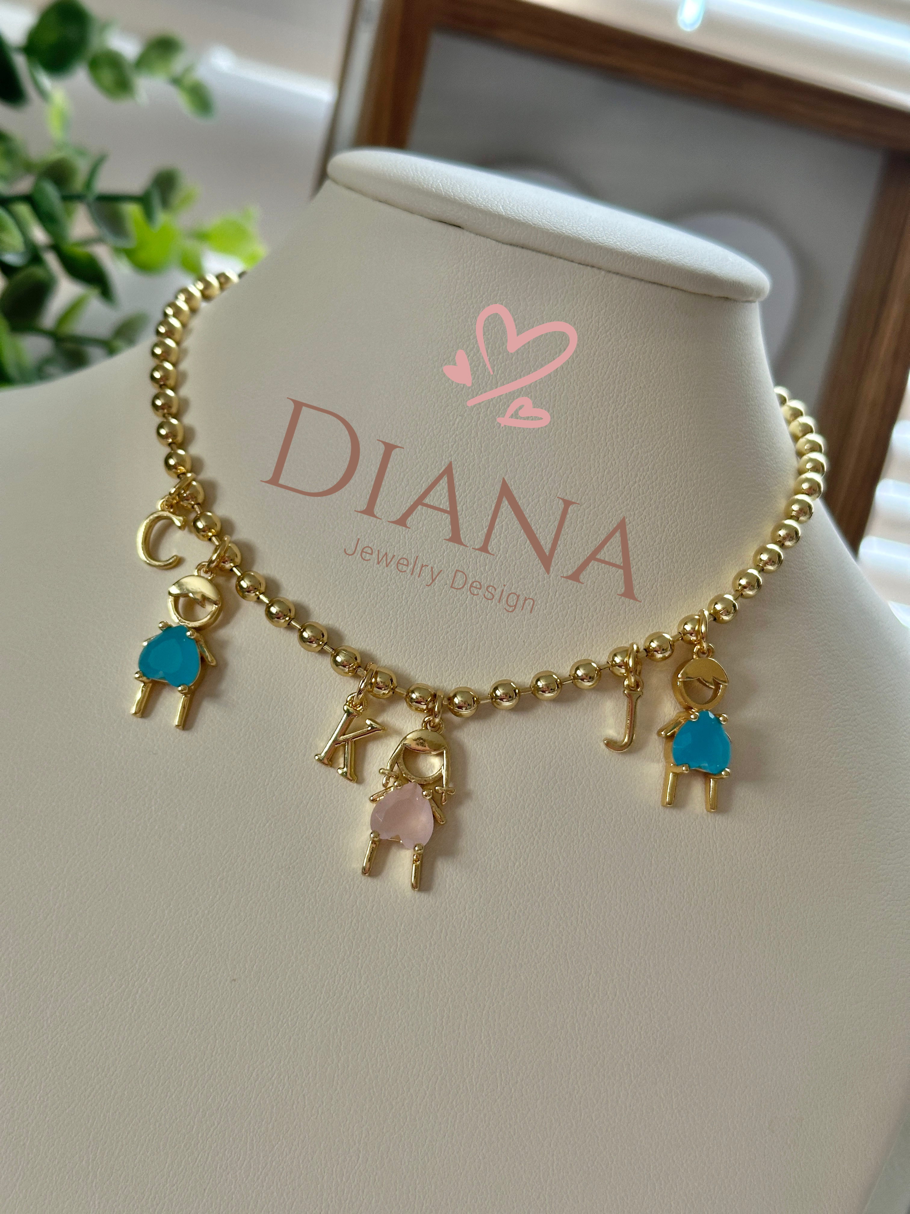 3 kids with initials 