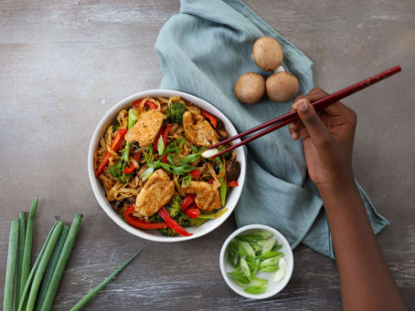 Udon Chicken Stir fry