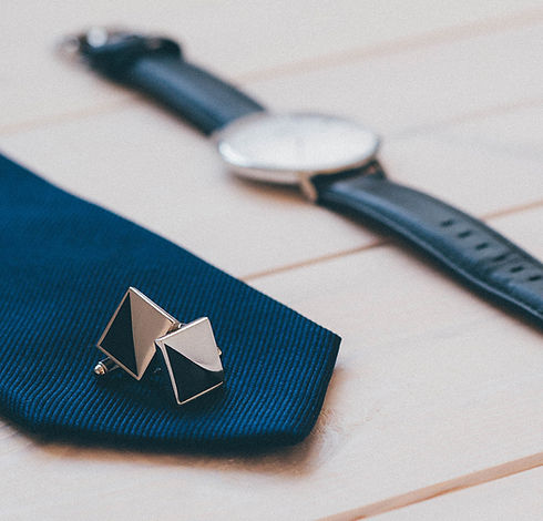 Tie, Watch and Cufflinks