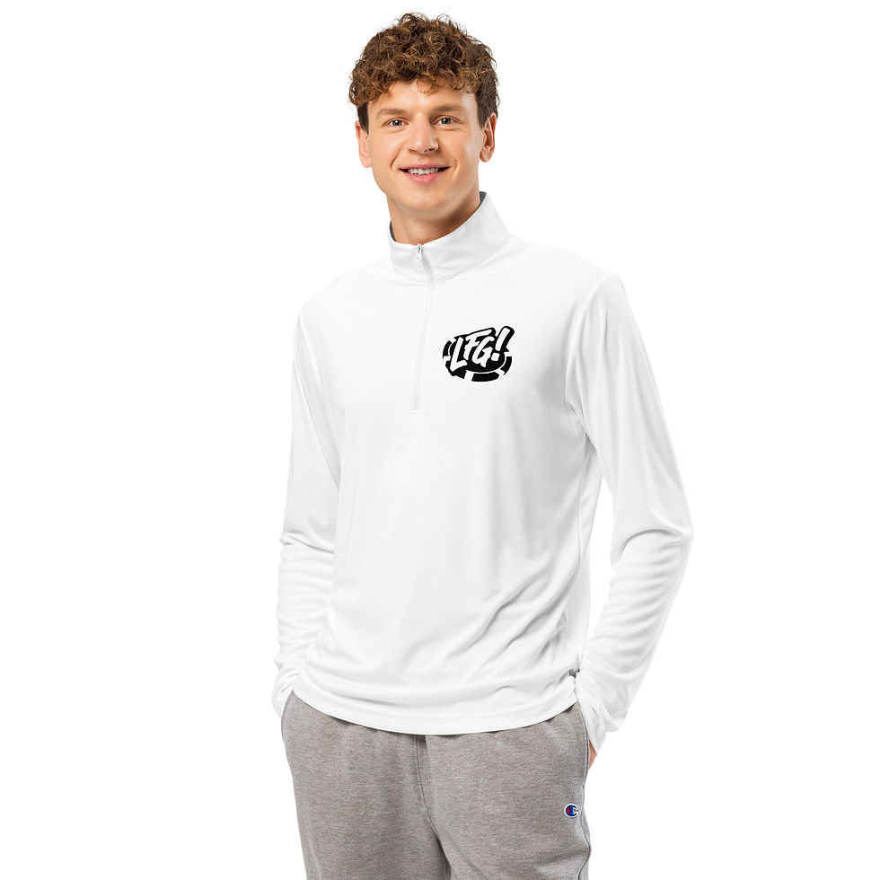 Thumbnail: LFG! Quarter-Zip Pullover (Arms Up!)