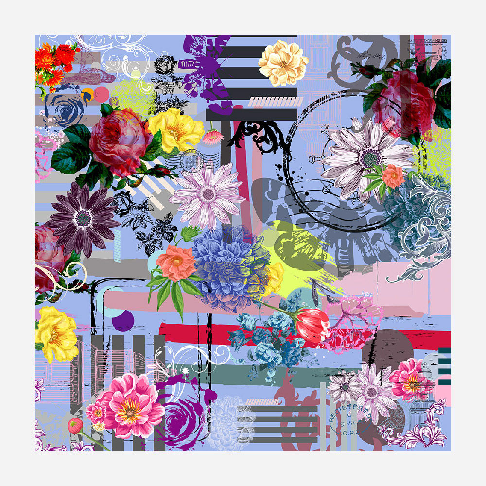 Silk Scarf 90x90cm (0024D)
