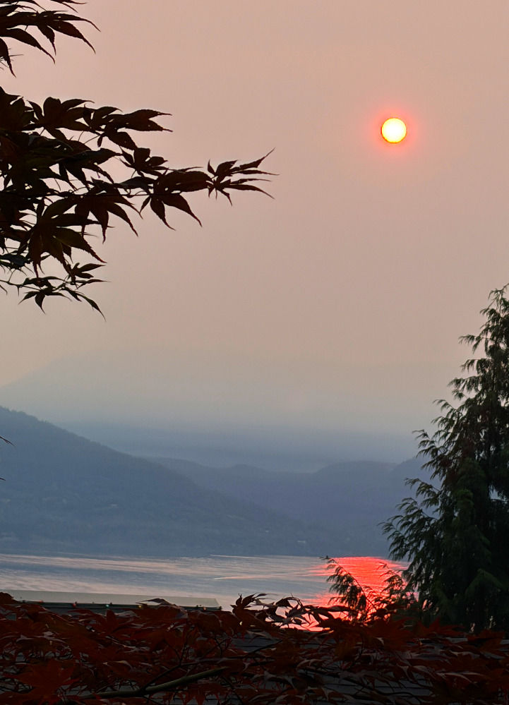 August's Smoky Sunsets