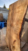 Thumbnail: Silver Maple Live Edge Slab – 78" L x 43–46" W