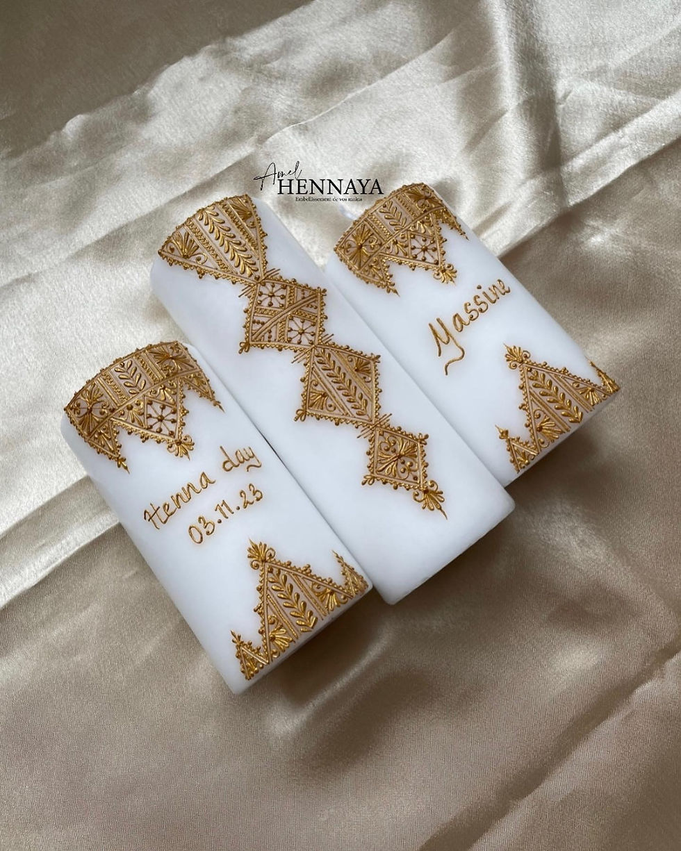 Miniature : Set de 3 bougies fassi 