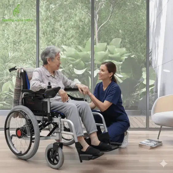 electric wheelchair on rent price for home care patients