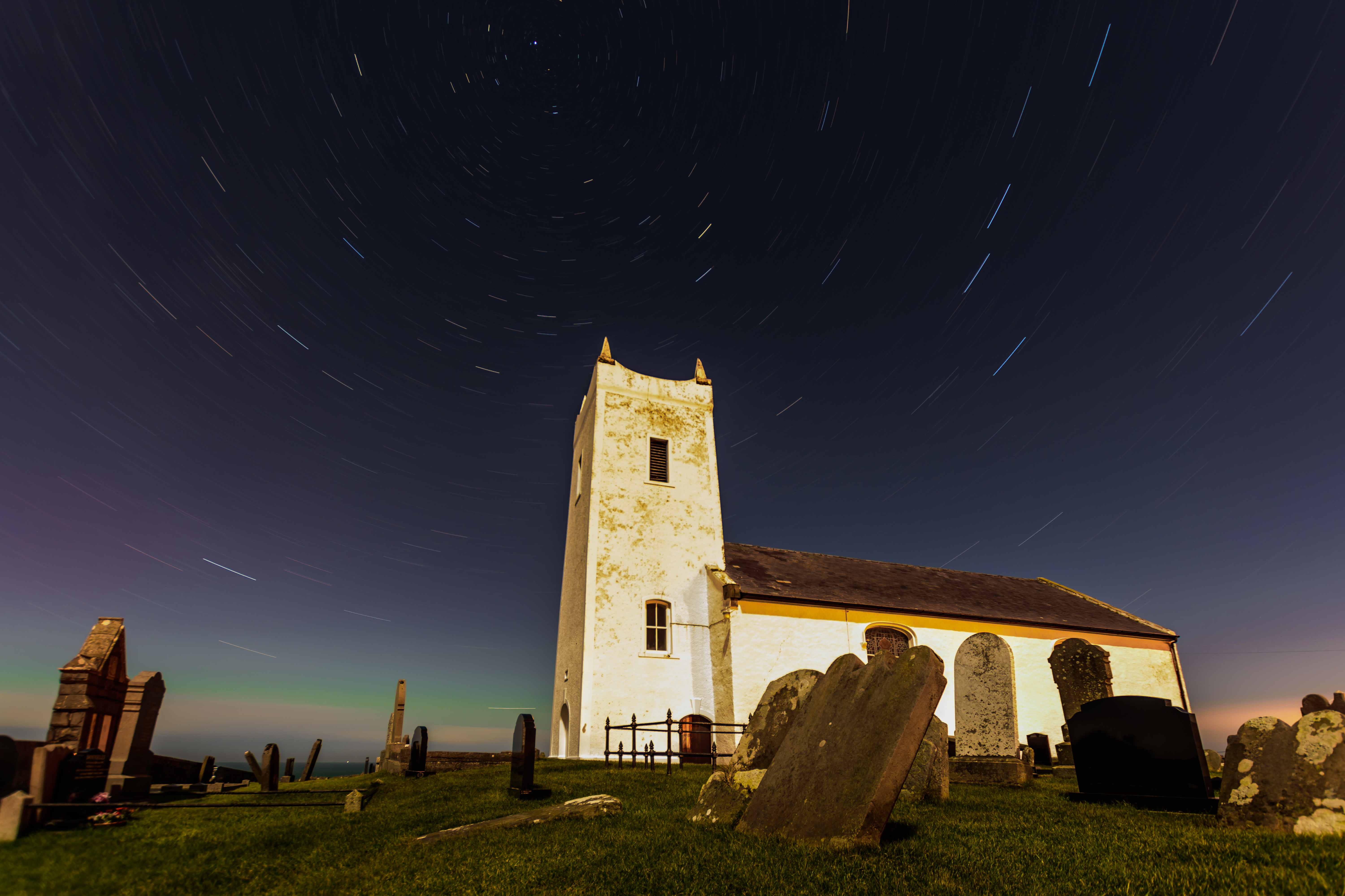Star Trail Aurora Ballintoy - REF:14