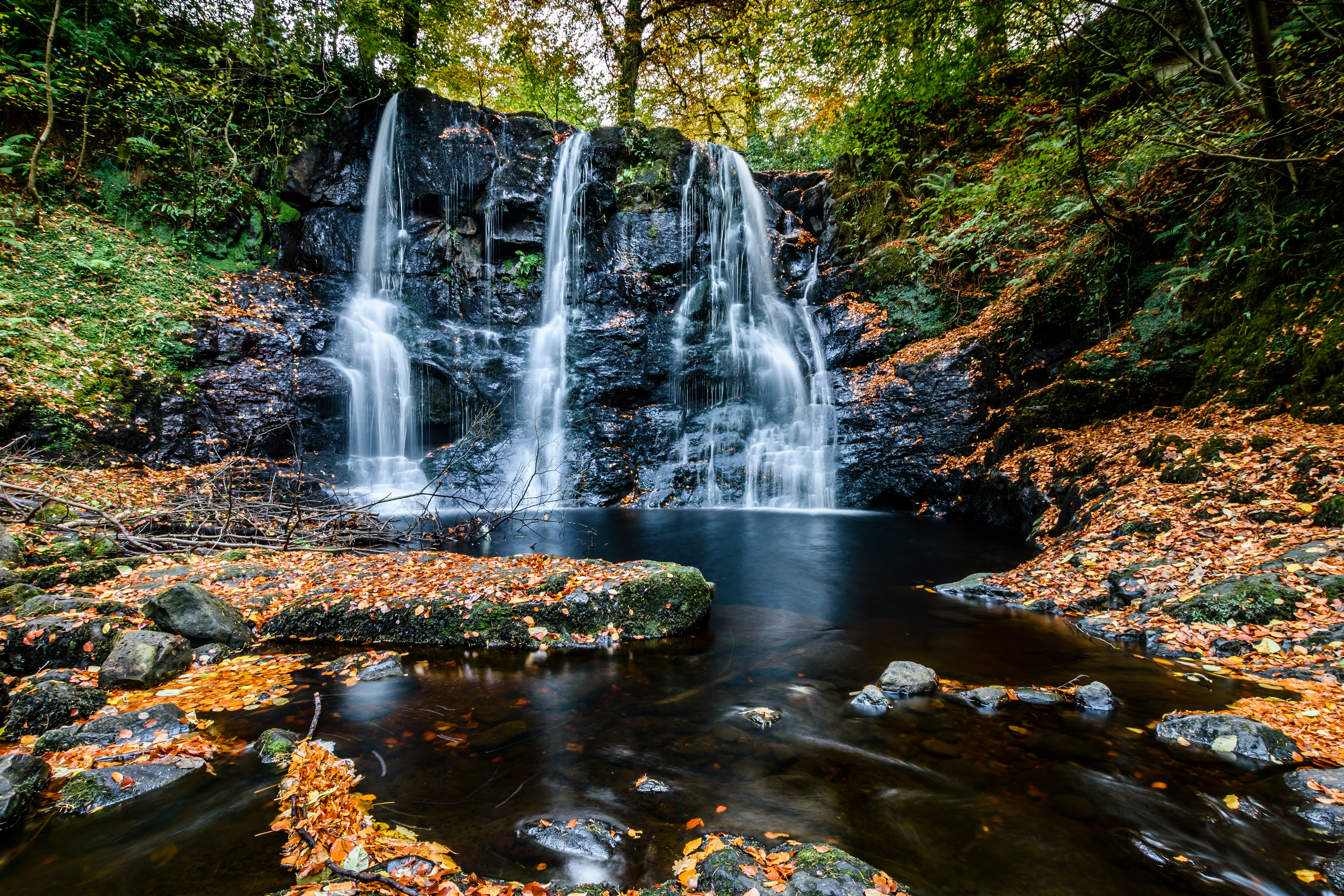 Autumn Glenariff Waterfall - REF:70