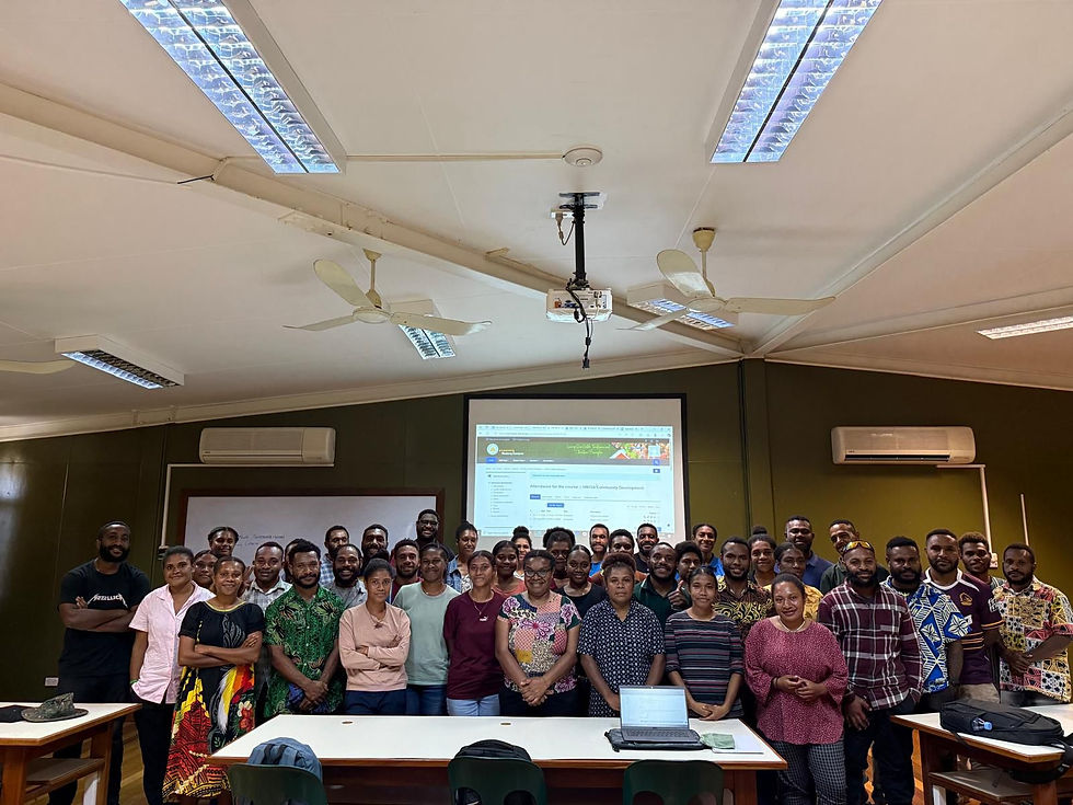 Guest lectured at the University of Divine World on Community Development