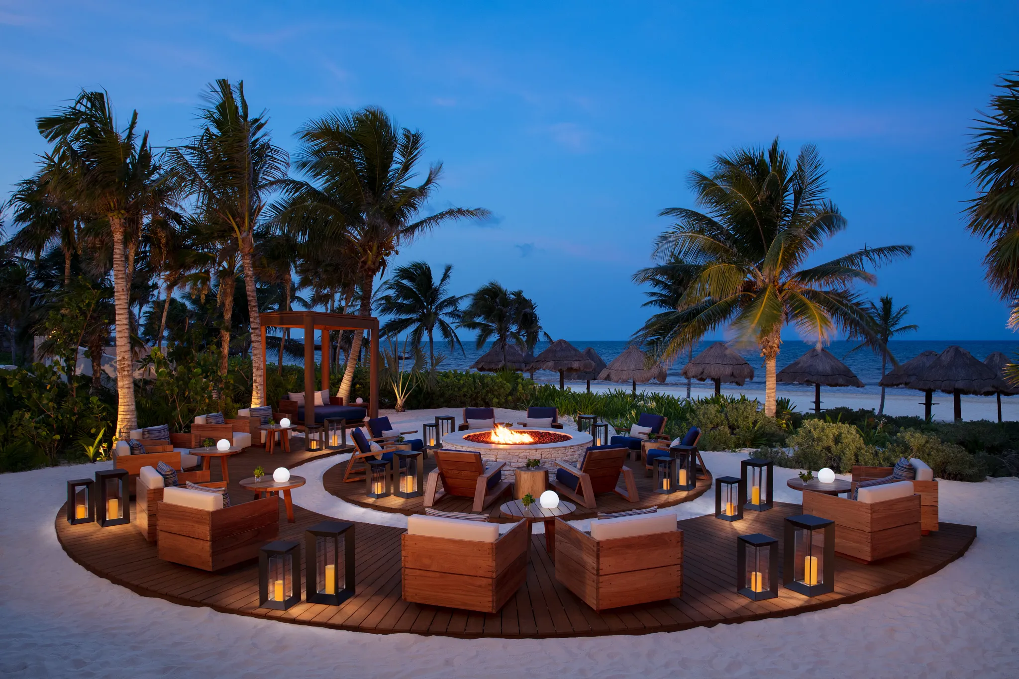 Secrets Maroma Beach Firepit