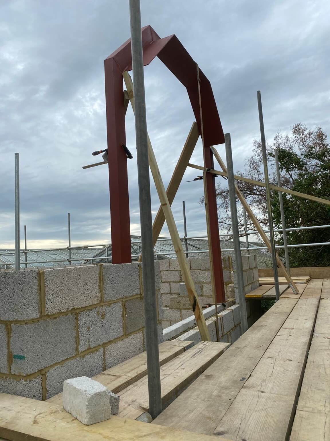 Roofing in progress by ShellCo Ltd