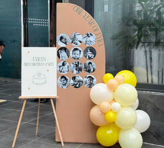 babys 12 month photo board stands