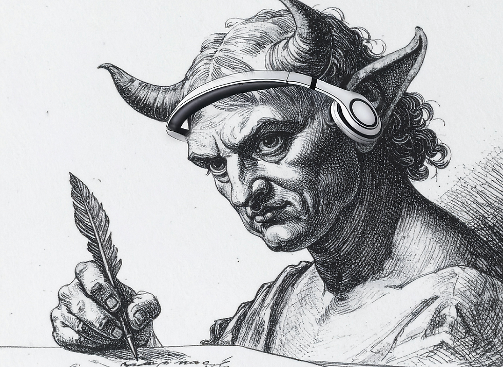 Screwtape listening to Taylor Swift (circa 2025)