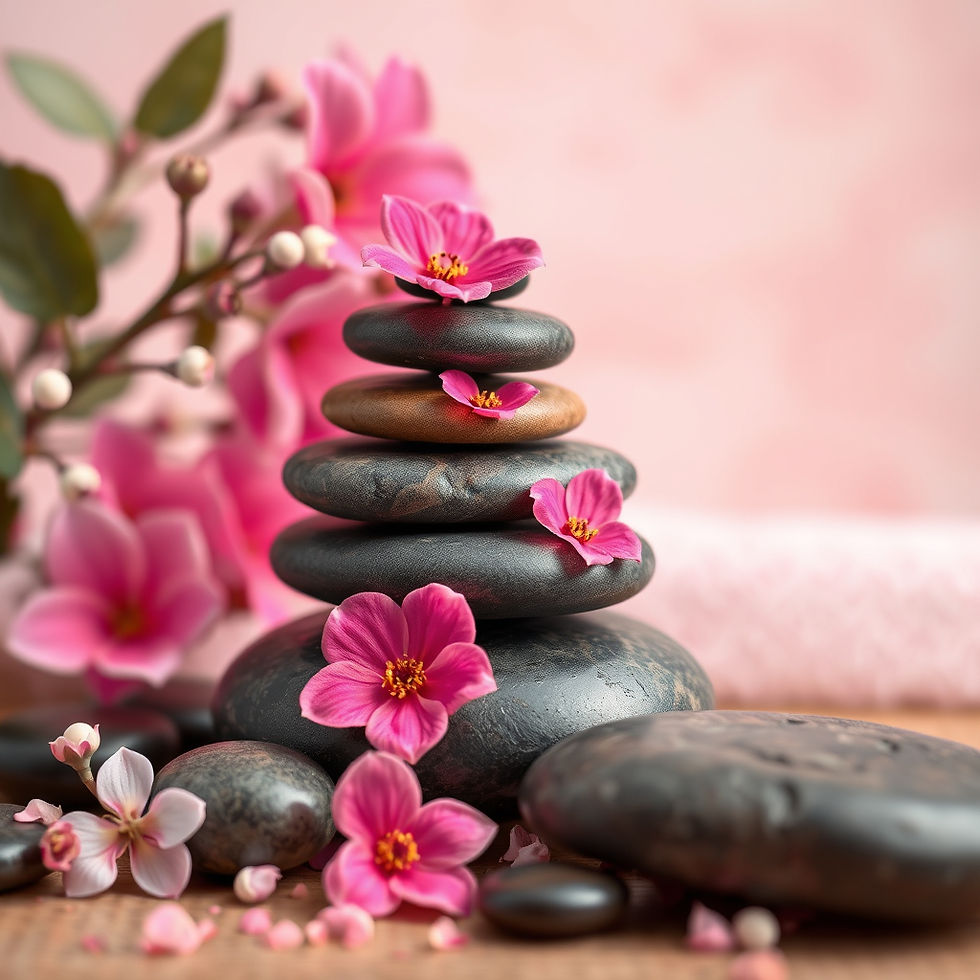 floral background hot stone nail and spa, pink neutral background, luxury .jpg
