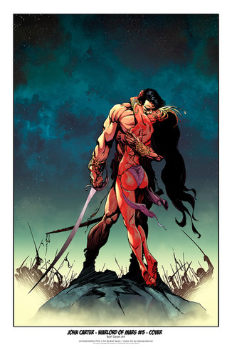 John Carter: Warlord of Mars #5 Cover Art Print | Bartsearsart