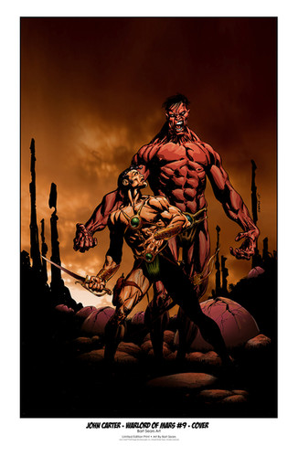 John Carter: Warlord of Mars #9 Cover Art Print | Bartsearsart