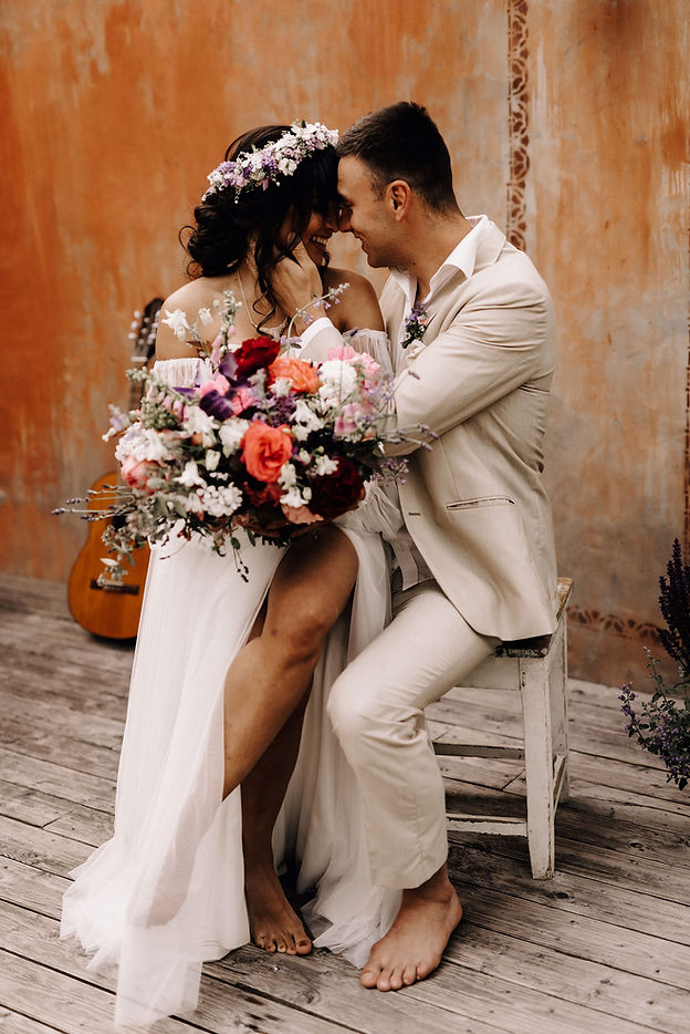 Hochzeitsfloristik ohne Pestizide, frisch von unserer nachhaltigen Blumenfarm in Bremen, Foto: Christel Stock