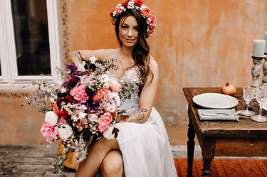 XL-Brautstrauß Rosen, pestizidfreie Blumen direkt von unserer nachhaltigen Blumenfarm, frisch & kreativ, Foto: Christel Stock