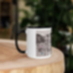 Thumbnail: Floral Mountains Duotone Ceramic Mug
