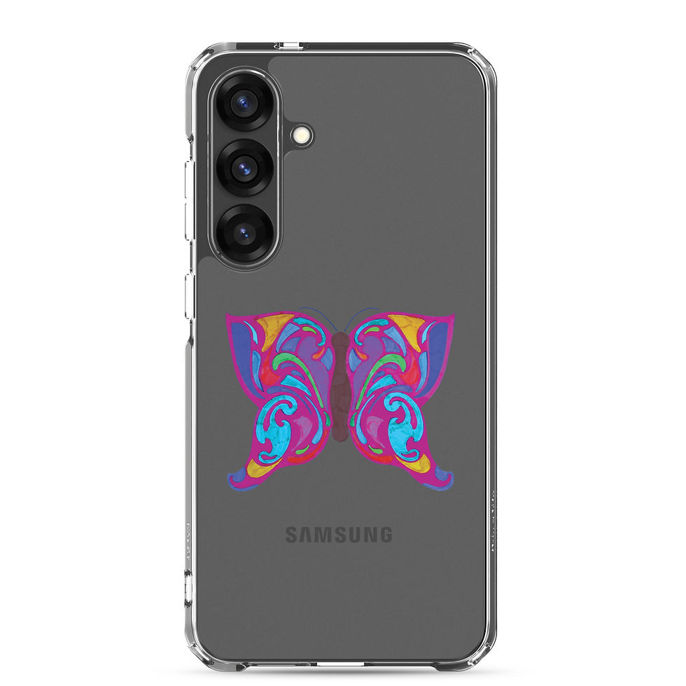 Thumbnail: Vibrant Butterfly Samsung® Clear Case