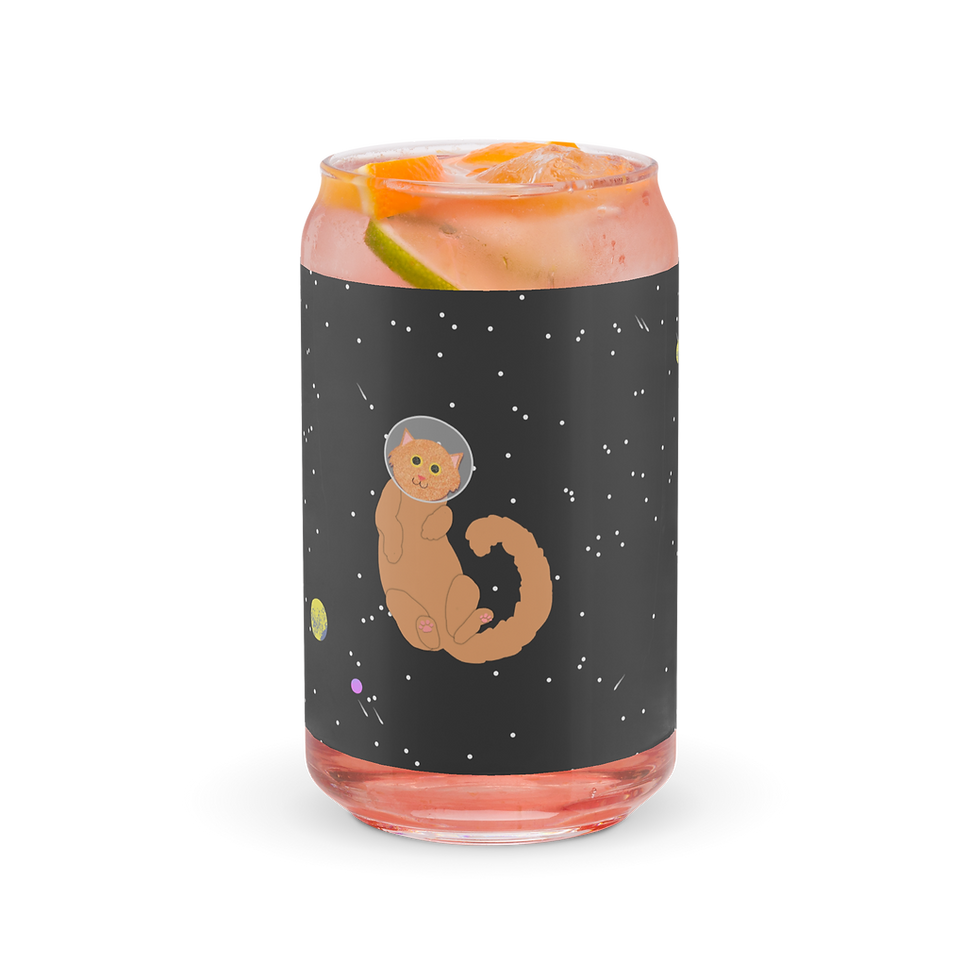 Thumbnail: Space Cat Tumbler Glass