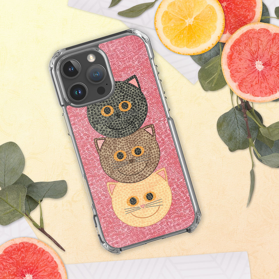 Thumbnail: Triple Kitties Clear Case for iPhone®