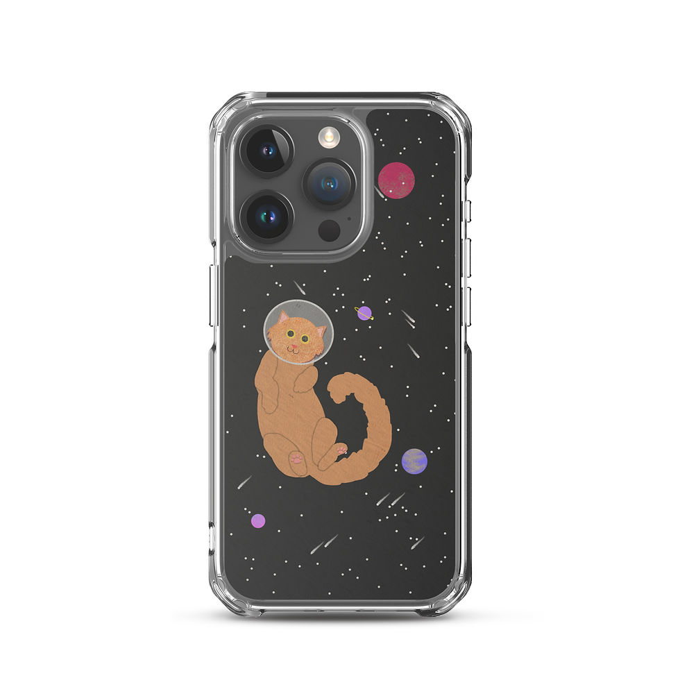 Thumbnail: Space Cat Clear Case for iPhone®