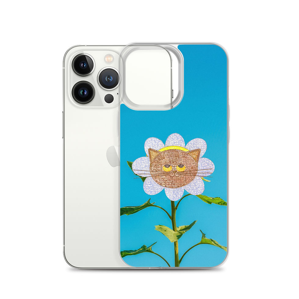 Thumbnail: Flower Kitty Clear Case for iPhone®