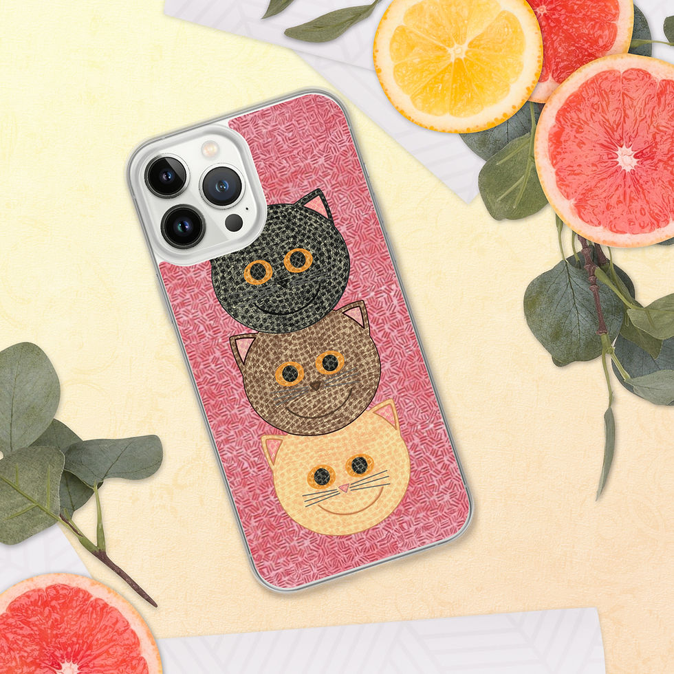 Thumbnail: Triple Kitties Clear Case for iPhone®