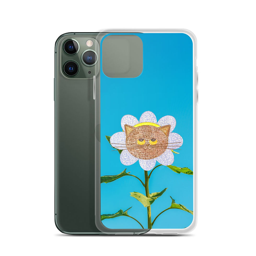 Thumbnail: Flower Kitty Clear Case for iPhone®