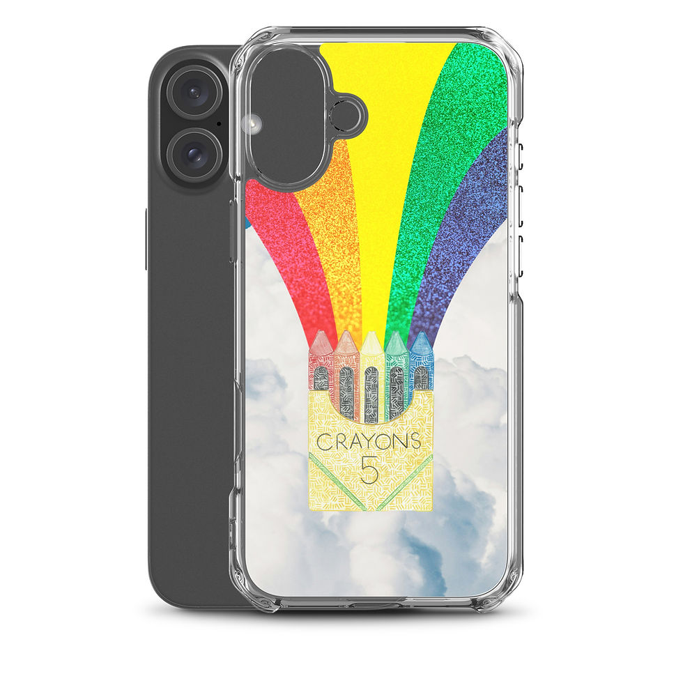 Thumbnail: Rainbow Crayons Clear Case for iPhone®