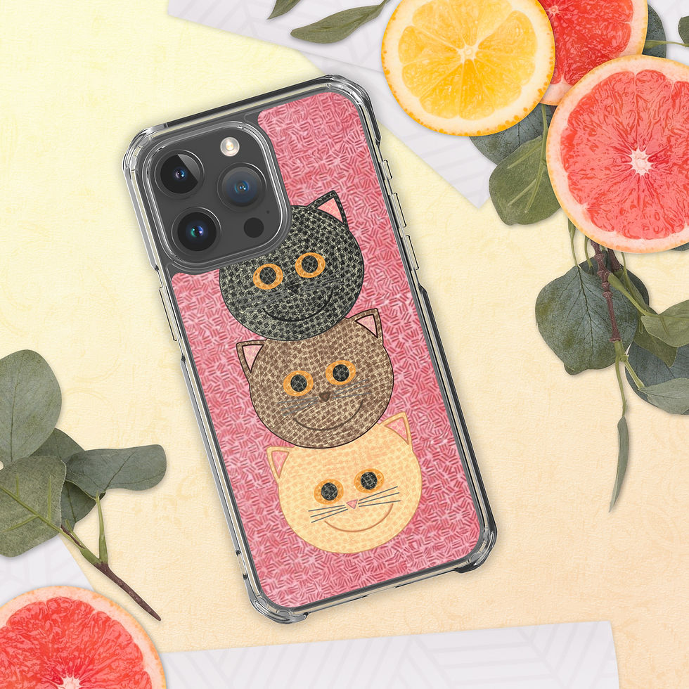 Thumbnail: Triple Kitties Clear Case for iPhone®