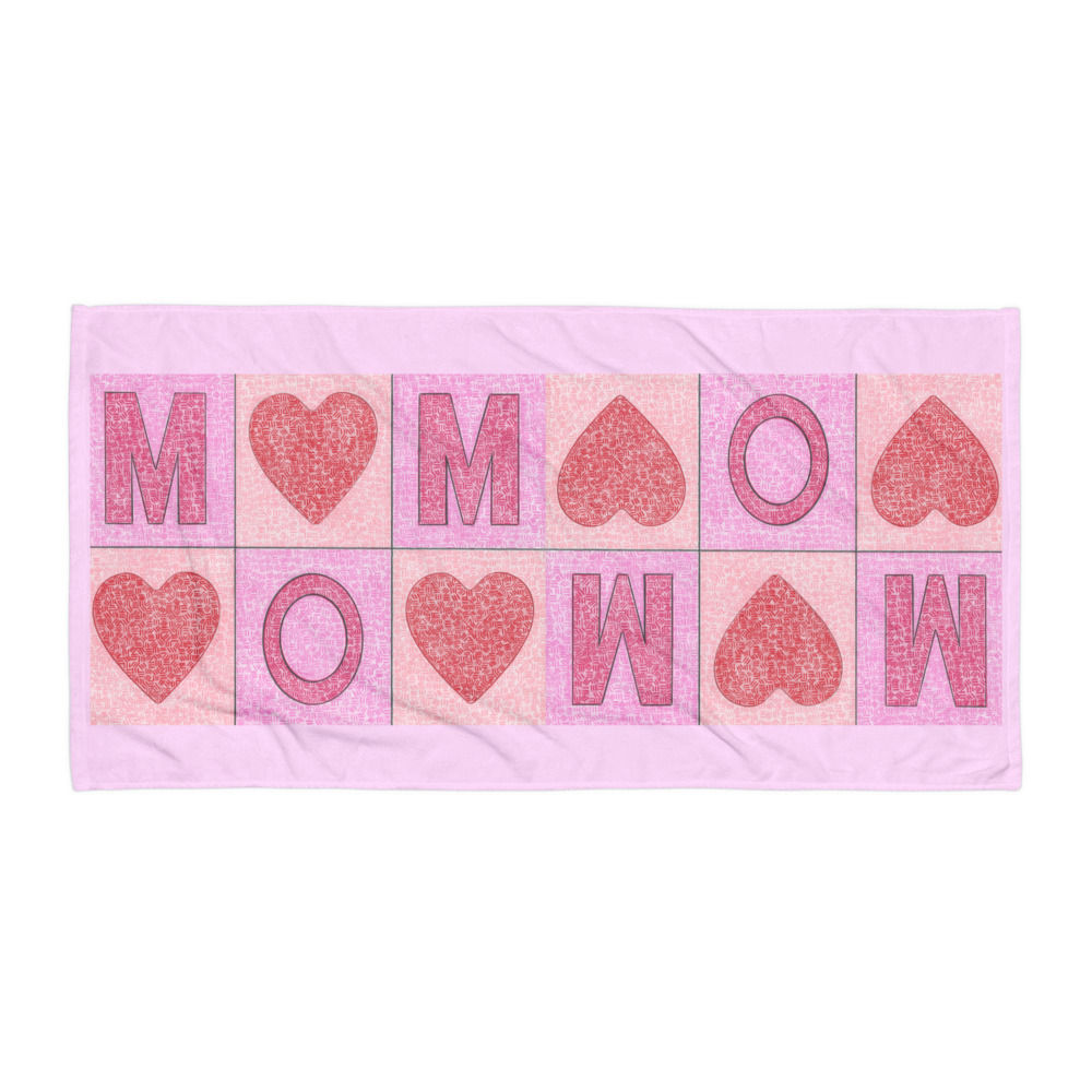 I <3 MOM Beach/Bath Towel