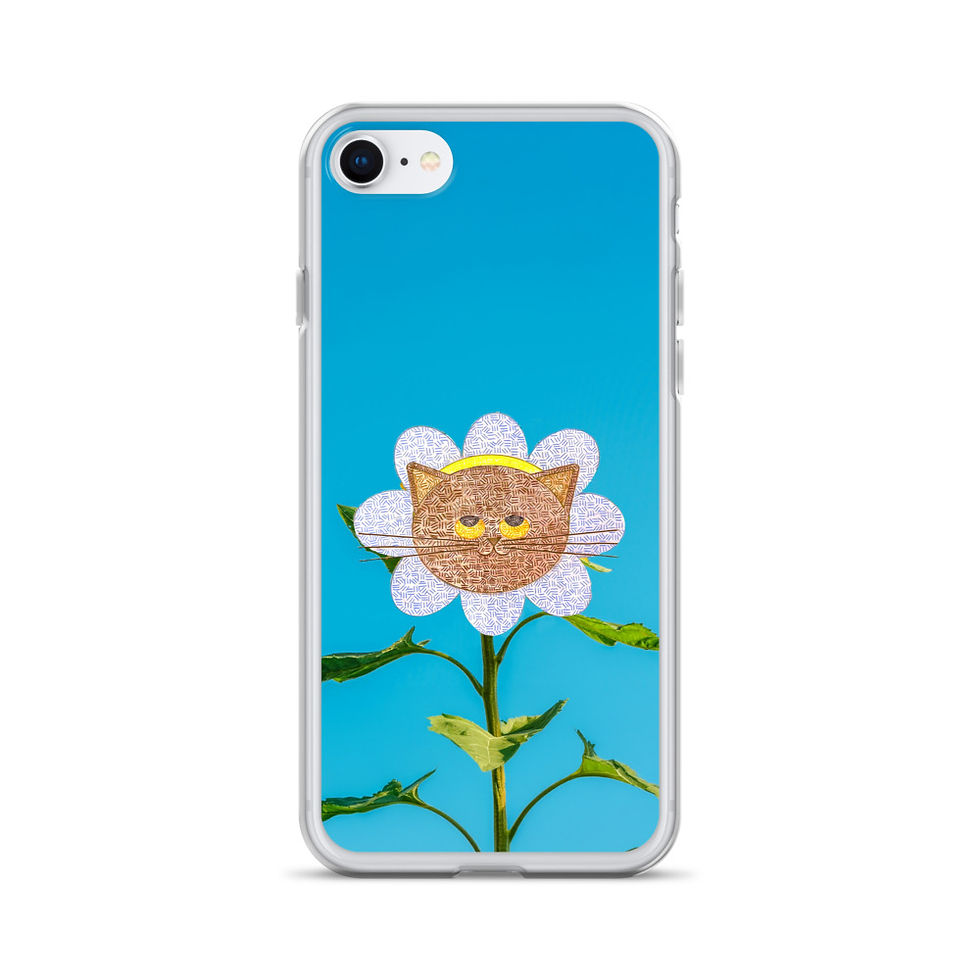 Thumbnail: Flower Kitty Clear Case for iPhone®